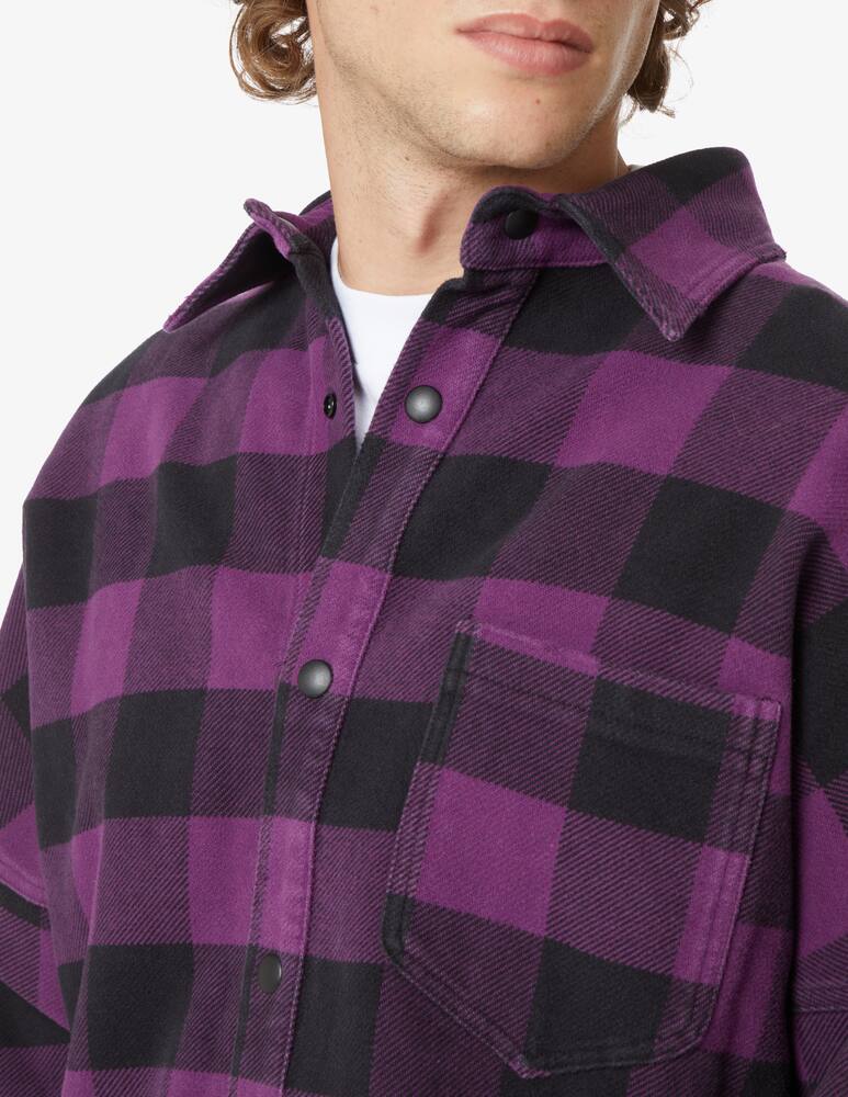 rinascente Palm Angels Classic logo overshirt purple white 