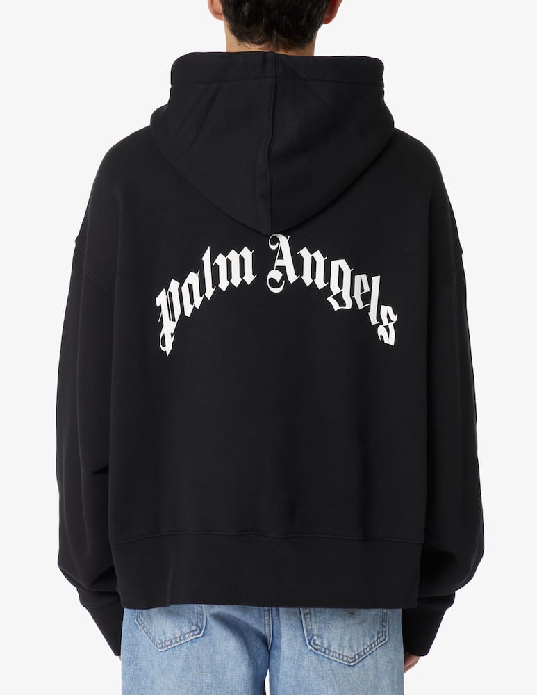 rinascente Palm Angels Felpa con cappuccio banana - Nero