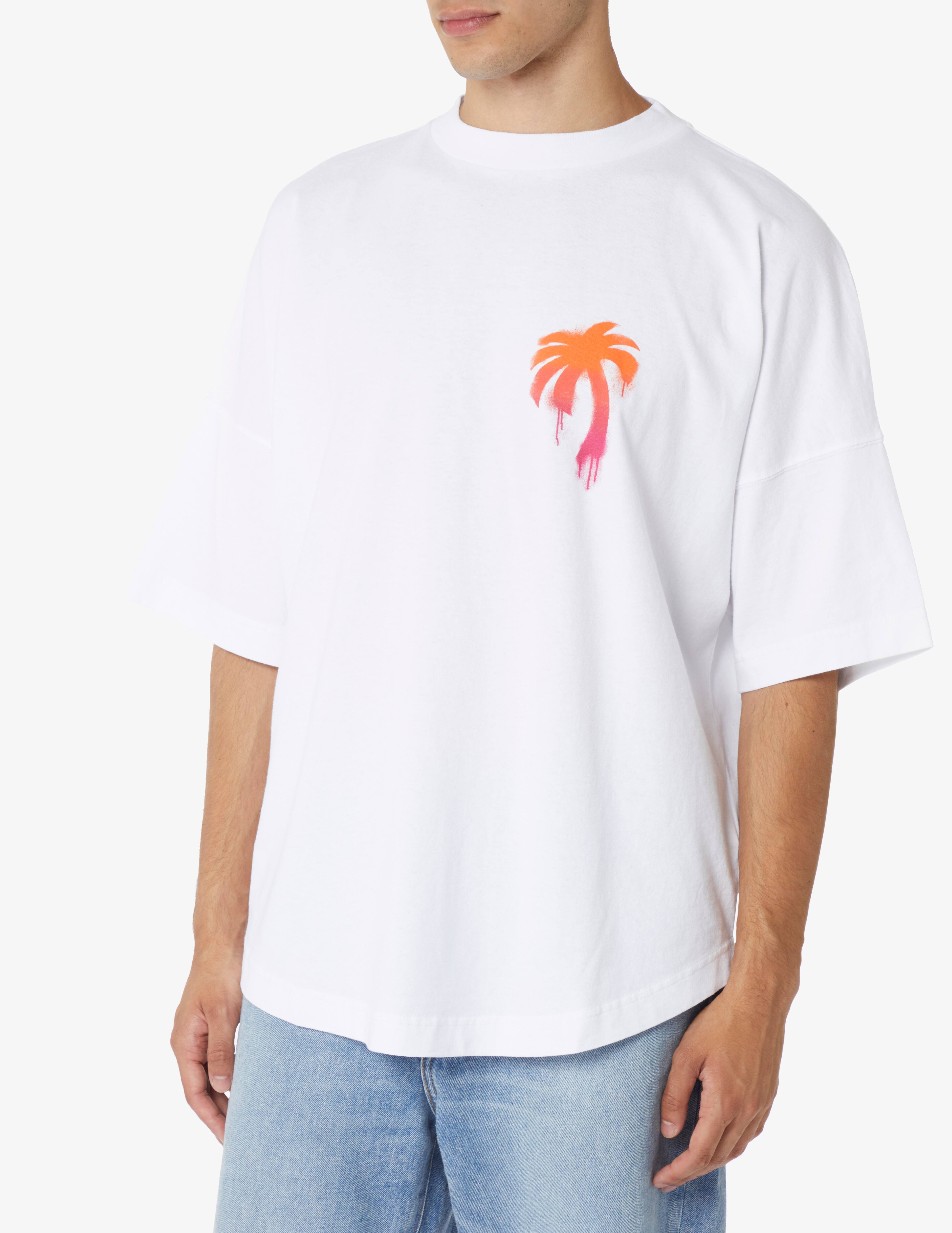 Palm Angels Giubbino crop con logo PWED018F23FAB0011001