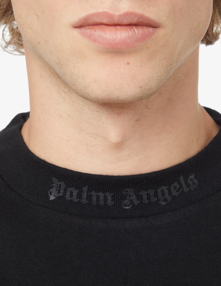 rinascente Palm Angels Maglietta classica over con logo glitter - Nero