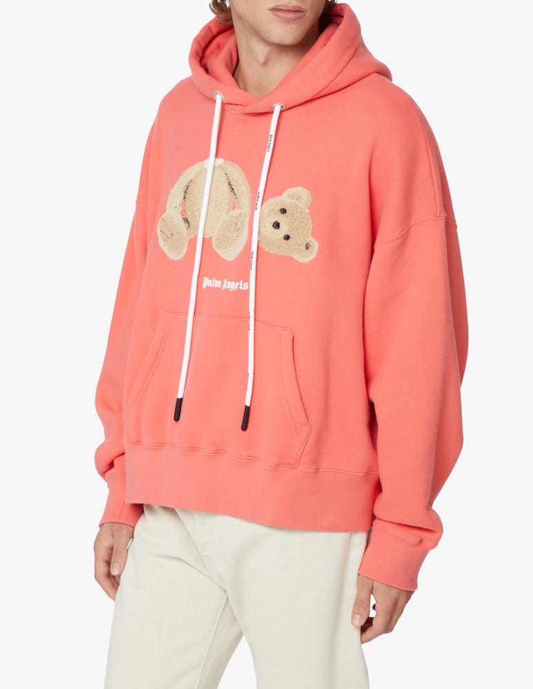 Palm Angels Pa bear hoodie Red  - picture 1
