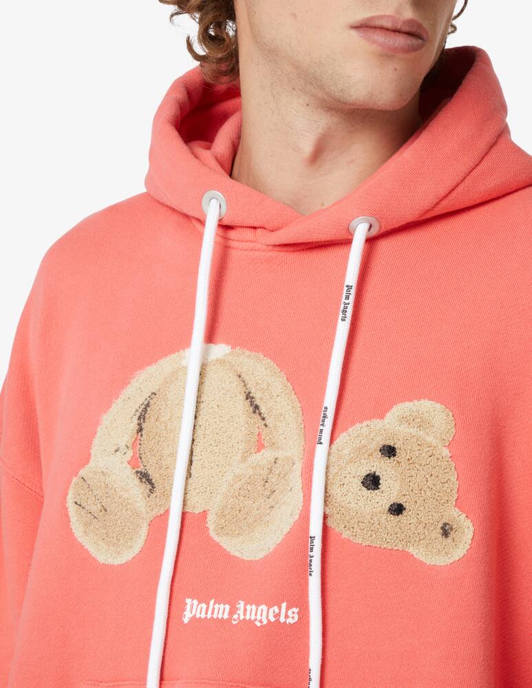 Palm Angels Pa bear hoodie Red  - picture 4