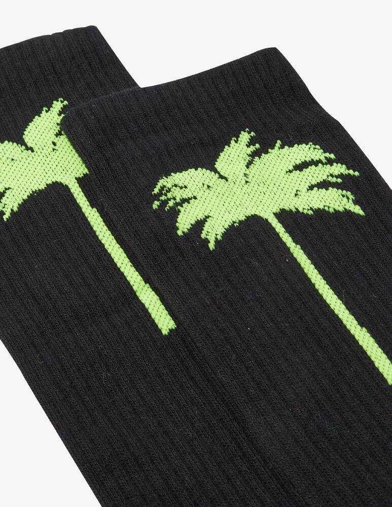 rinascente Palm Angels Palm socks - Black