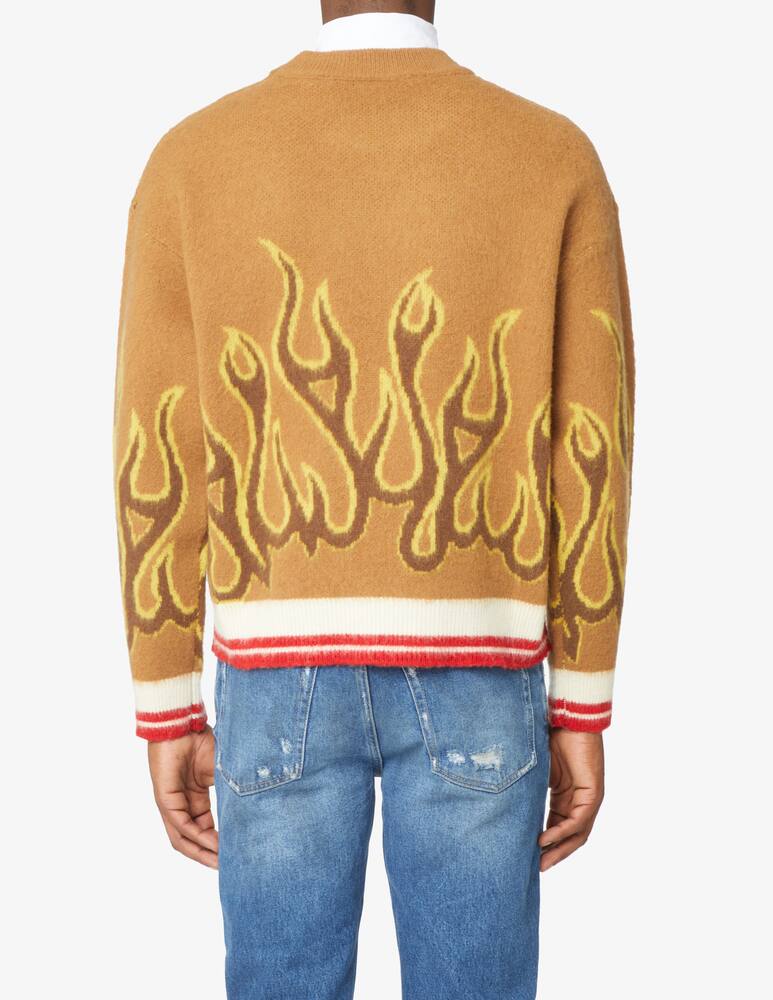 rinascente Palm Angels Burning sweater - Beige
