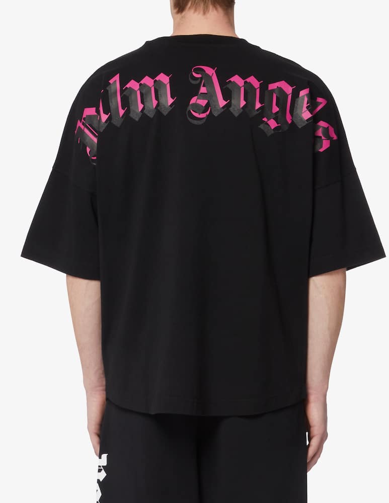 rinascente Palm Angels Doubled logo over t-shirt 