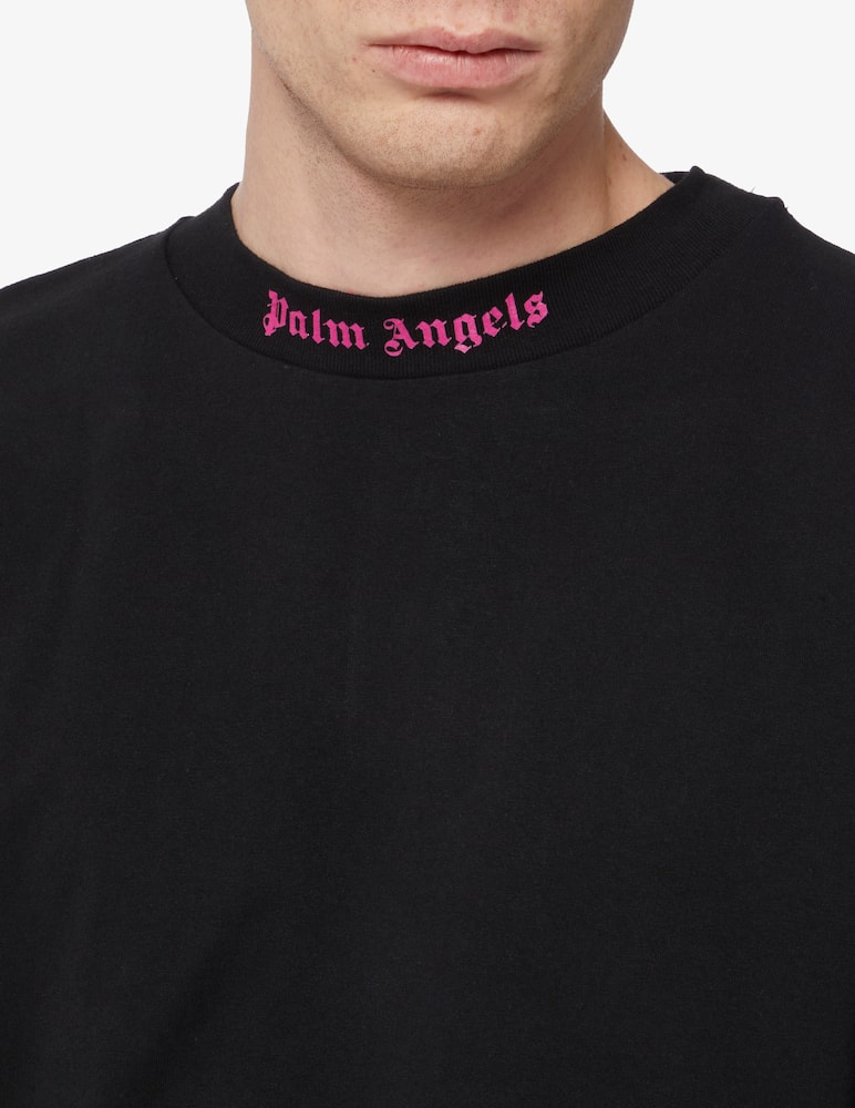 rinascente Palm Angels Doubled logo over t-shirt 