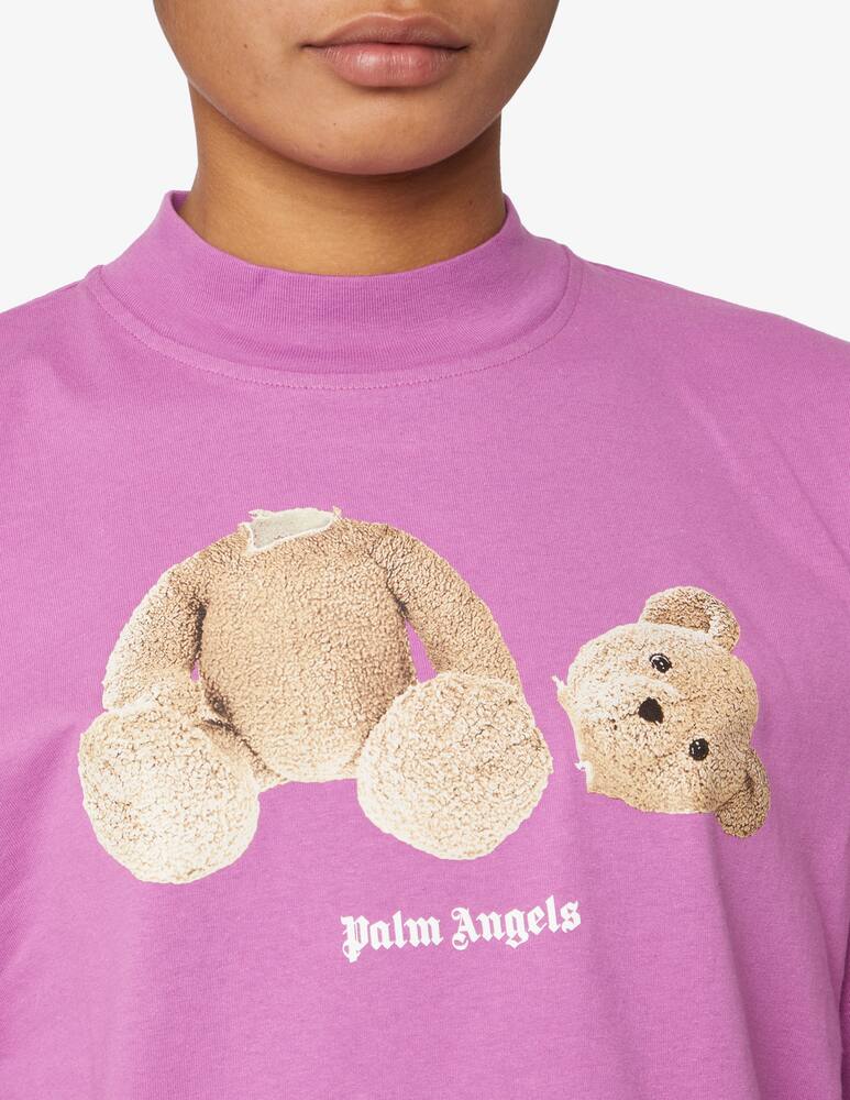 Palm Angels T-shirt crop Bear - Rosa - immagine 4 Palm Angels T-shirt crop Bear - Rosa - immagine 4
