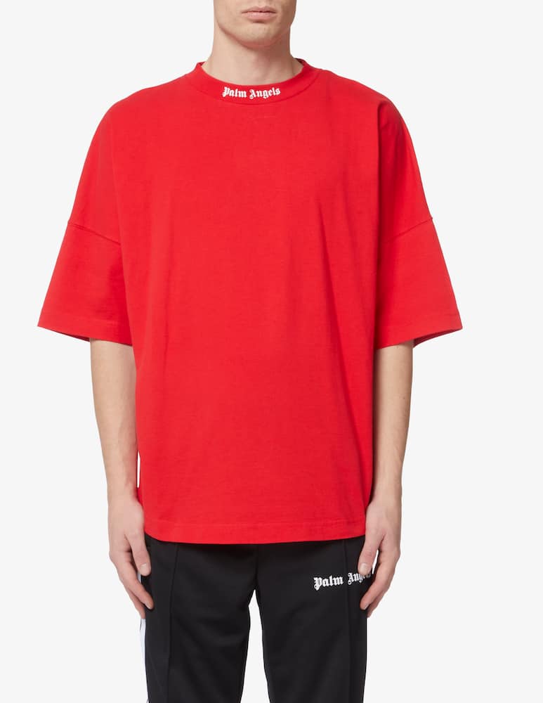 Palm Angels Maglietta classic logo over - immagine 1 Palm Angels Maglietta classic logo over - immagine 1