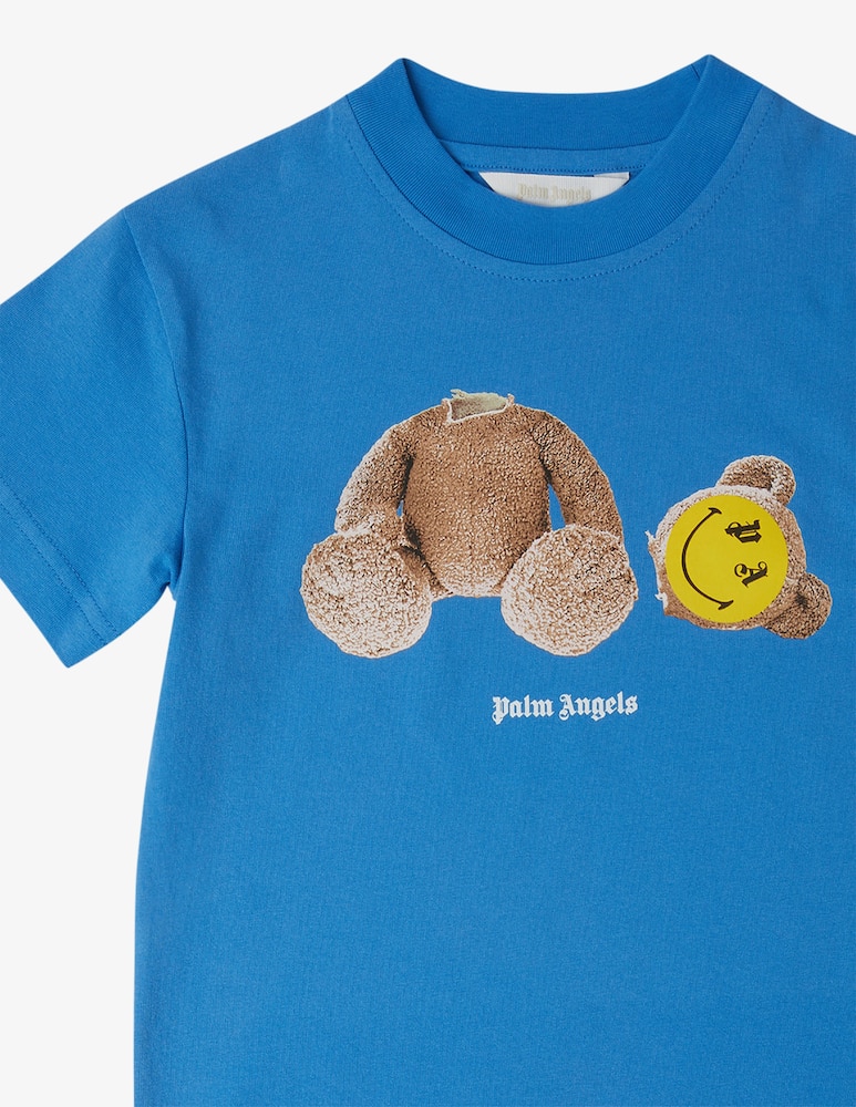 rinascente Palm Angels T-shirt in cotone smiley bear