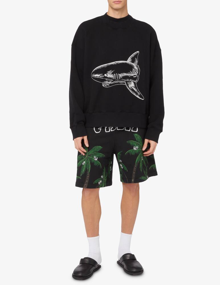 rinascente Palm Angels Maglia girocollo split shark 