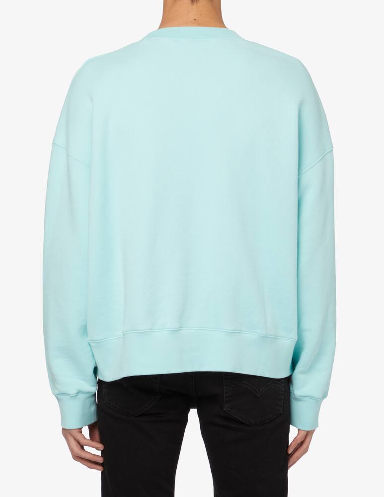 rinascente Palm Angels White shark crewneck jumper 