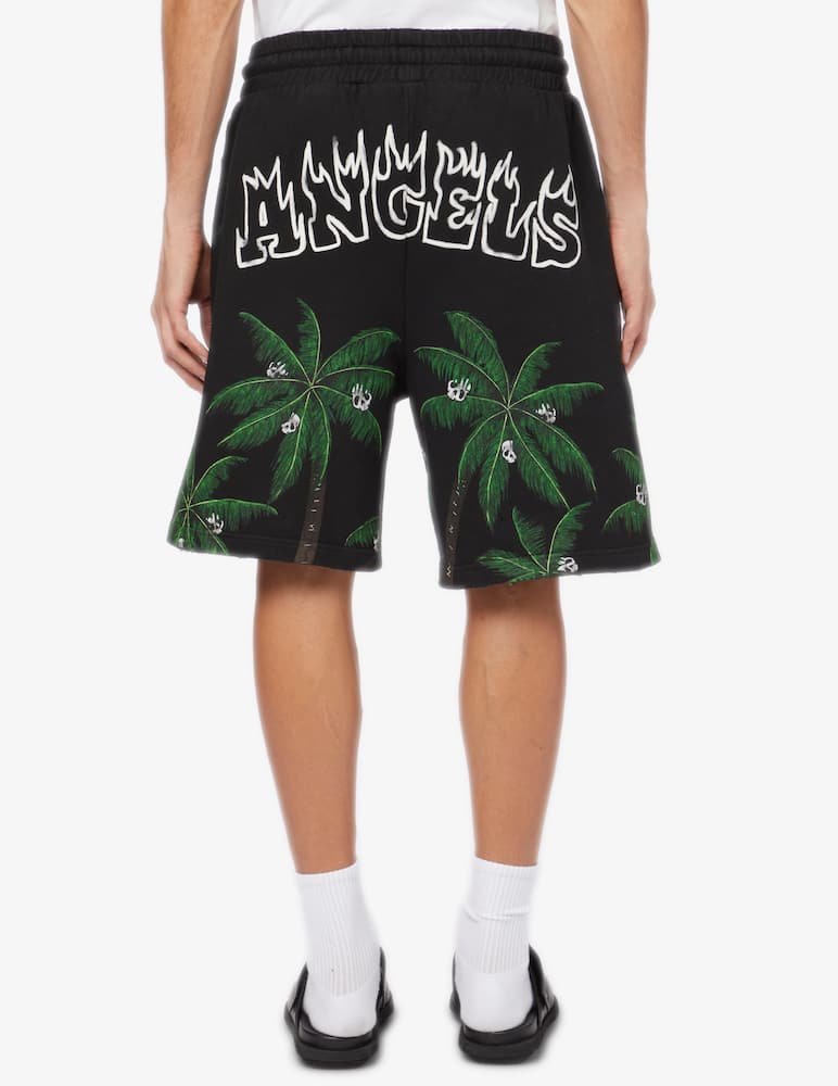 rinascente Palm Angels Palmseskull sweatshorts 