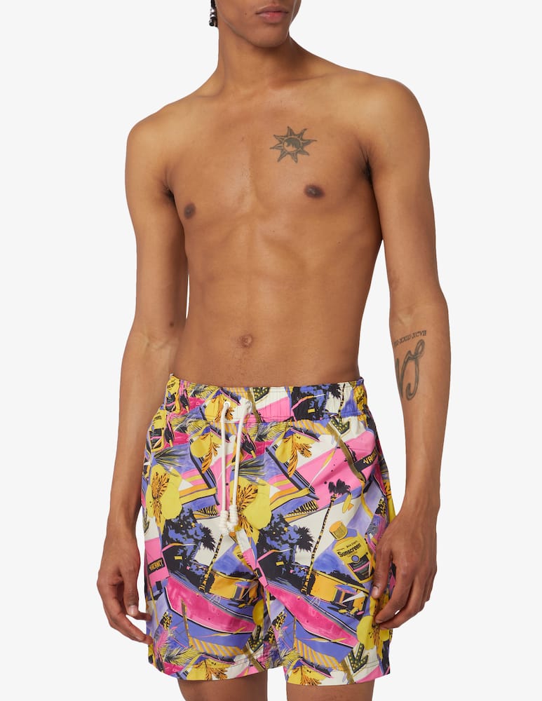 rinascente Palm Angels Costume miami print Multicolor 