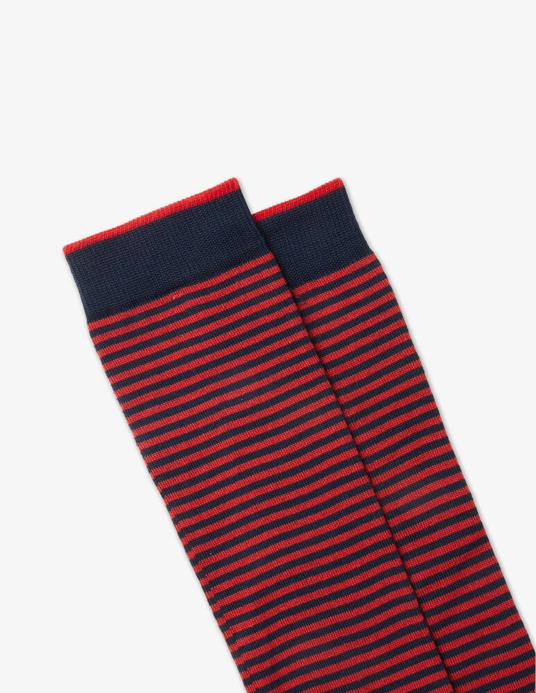 rinascente Gallo Windsor york striped light weight long sock 