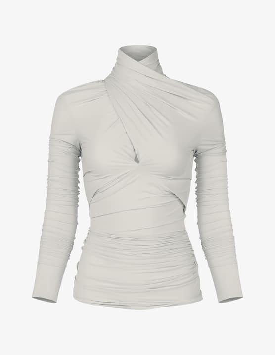 Entire Studios - Top con scollo drappeggiato - €280,00