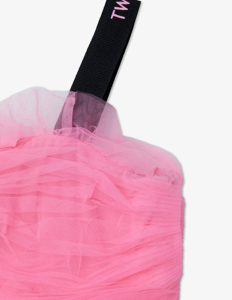 Twinset Vesitino in tulle - Rosa - immagine 2 Twinset Vesitino in tulle - Rosa - immagine 2