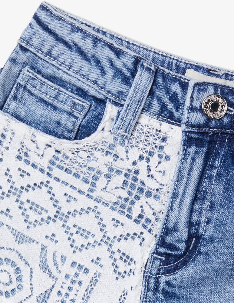 rinascente Twinset Denim short pants - Blu