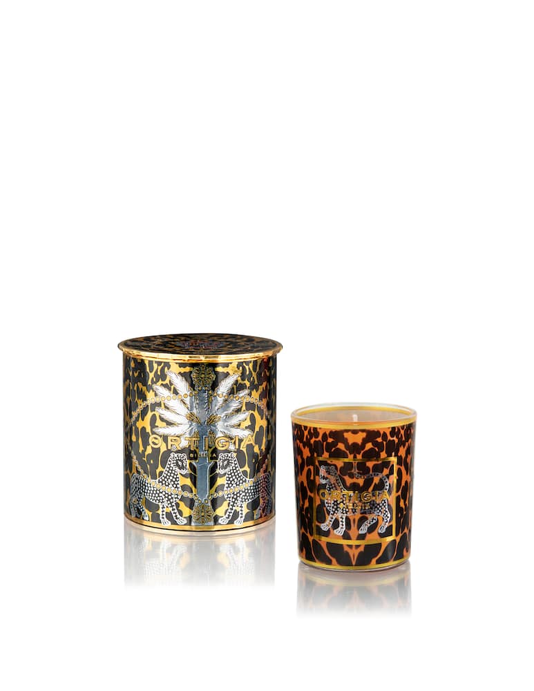 Ortigia Ambra Nera Decorated Candle - picture 1 Ortigia Ambra Nera Decorated Candle - picture 1