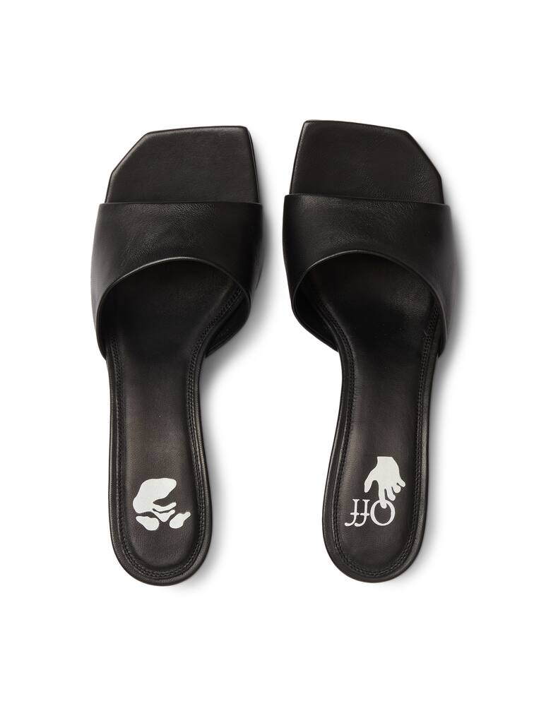 rinascente Off-White Open toe allen mule - black