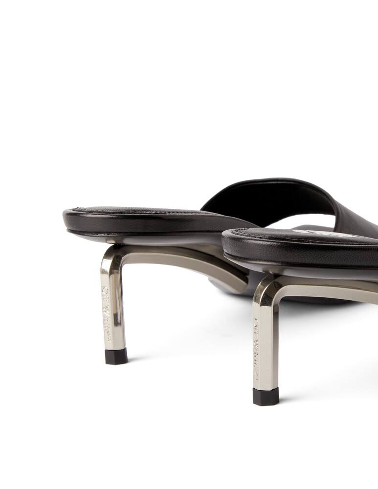 rinascente Off-White Open toe allen mule - black