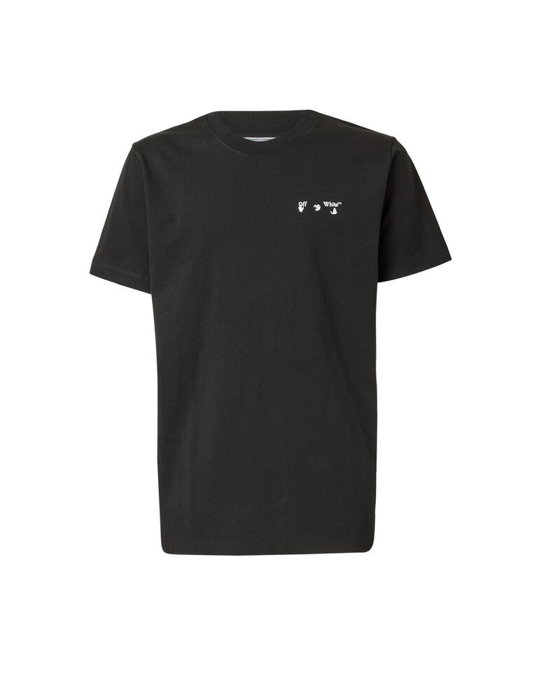 rinascente Off-White Maglietta girocollo slim off white logo