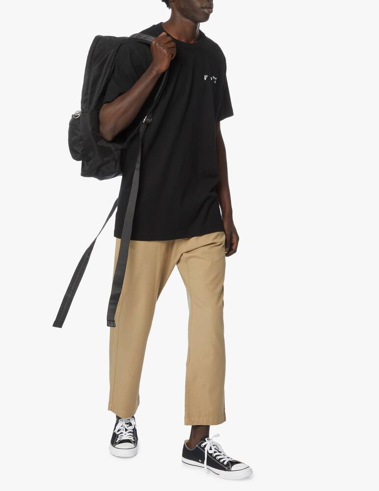 rinascente Off-White Maglietta girocollo slim off white logo