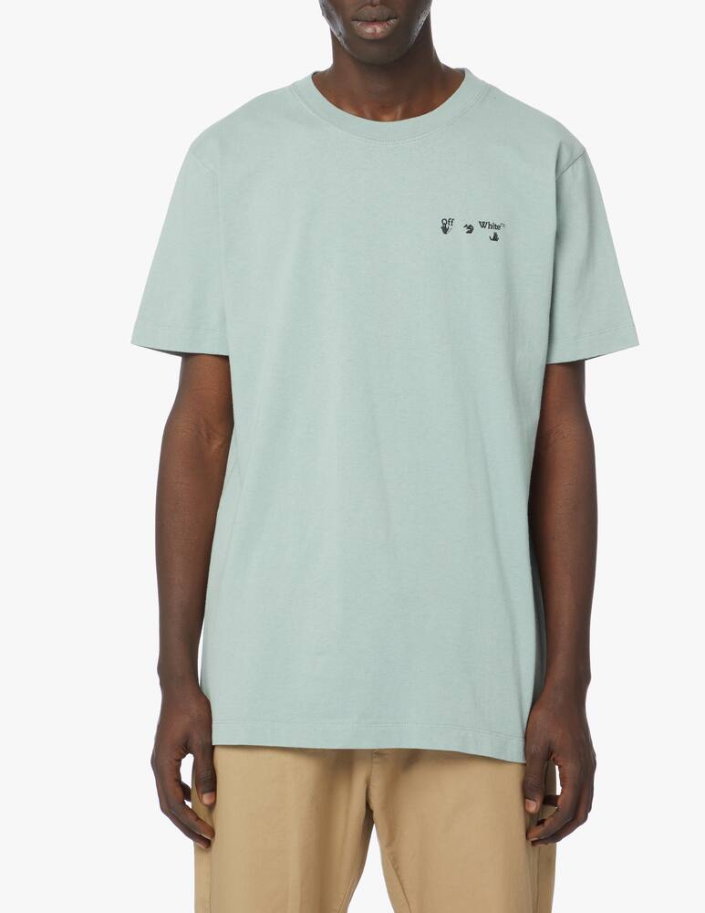 rinascente Off-White Maglietta girocollo slim off white logo