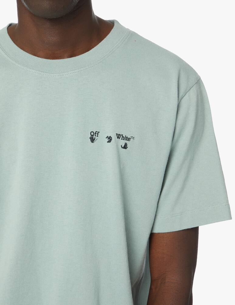 rinascente Off-White Maglietta girocollo slim off white logo