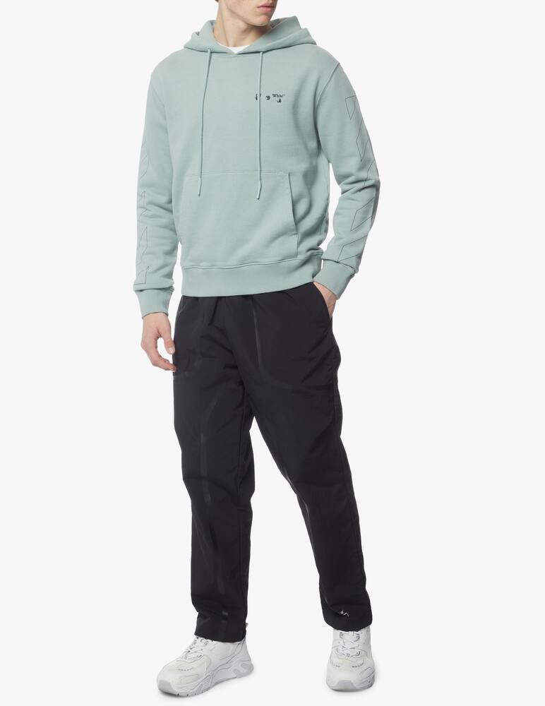 rinascente Off-White Embroidered-logo drawstring hoodie