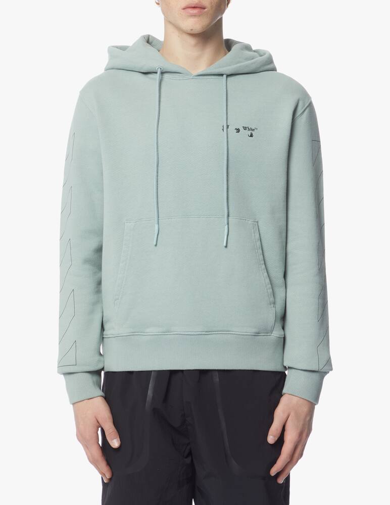 rinascente Off-White Embroidered-logo drawstring hoodie