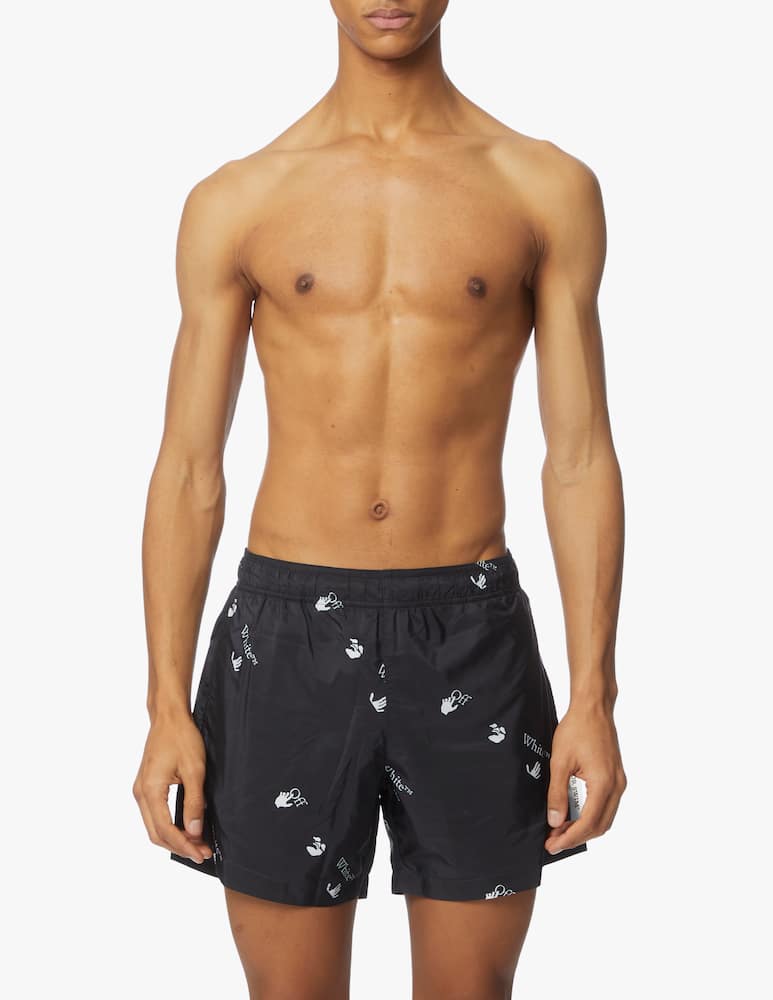 rinascente Off-White Off white allover swimshorts
