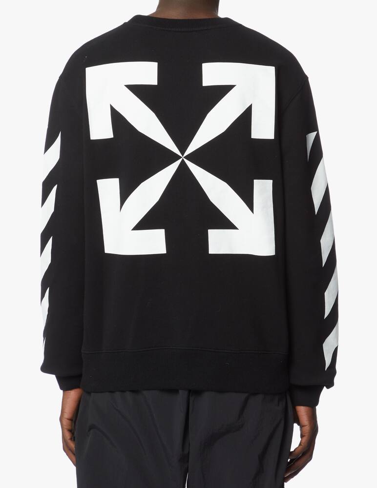 rinascente Off-White Felpa girocollo slim blue monalisa