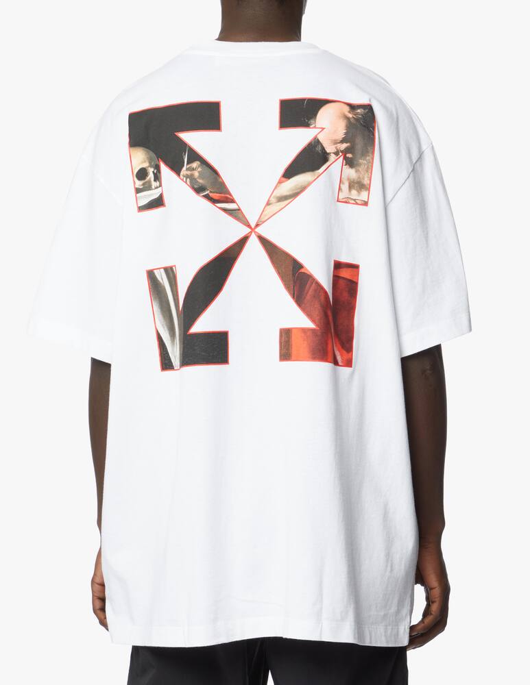 rinascente Off-White Maglietta girocollo over caravaggio