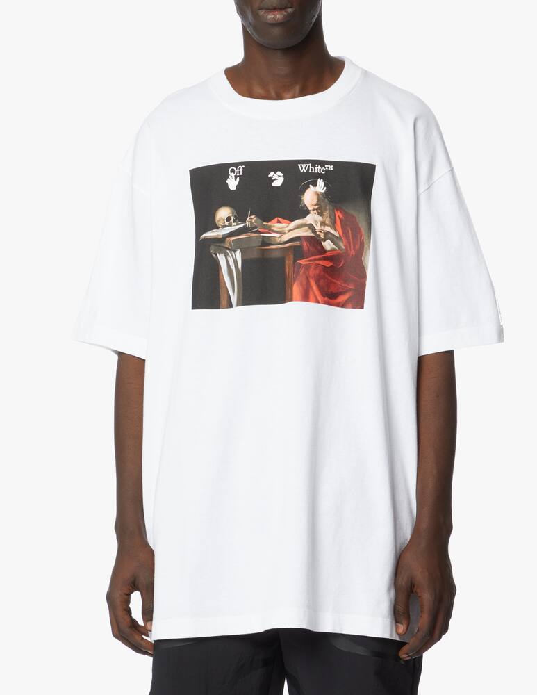 rinascente Off-White Maglietta girocollo over caravaggio