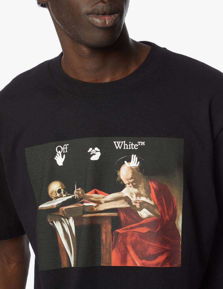 rinascente Off-White Maglietta girocollo slim caravaggio