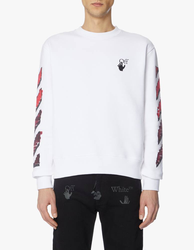 rinascente Off-White Felpa girocollo slim marker