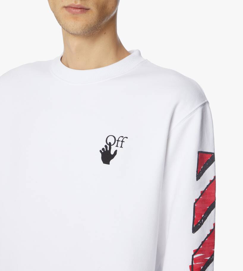 rinascente Off-White Felpa girocollo slim marker