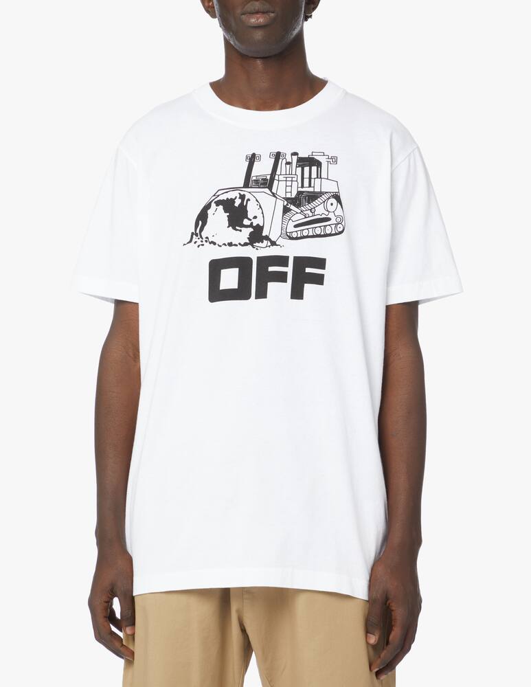 rinascente Off-White Maglietta girocollo slim world caterpilla