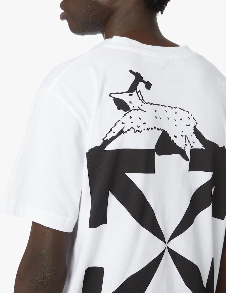 rinascente Off-White Maglietta girocollo slim world caterpilla