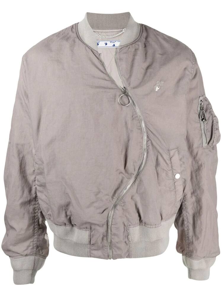 rinascente Off-White Twisted arrow bomber jacket