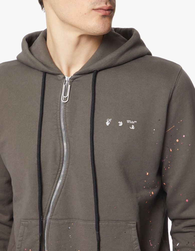 rinascente Off-White Vintage paint twist slim hood