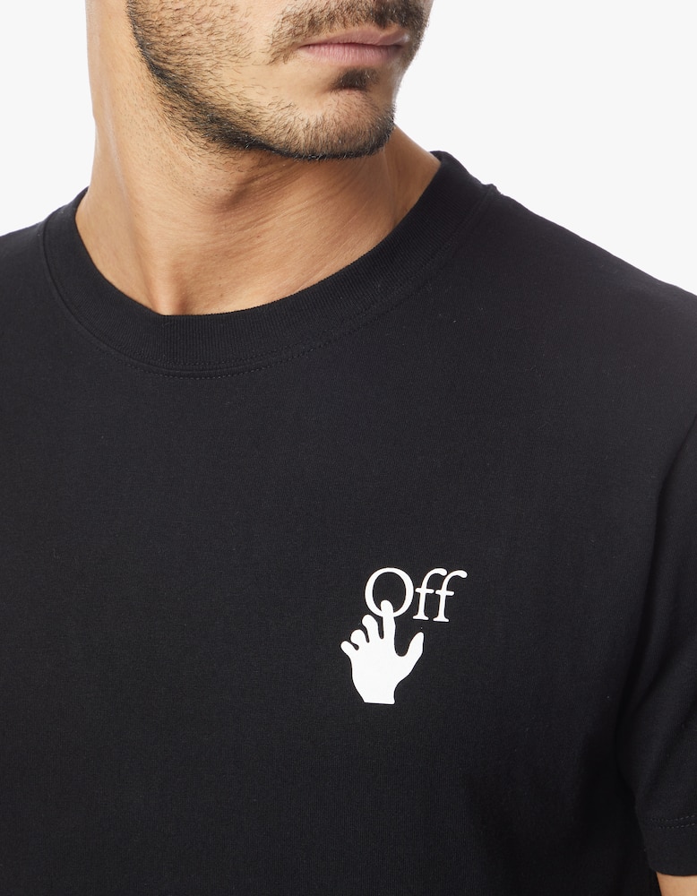 rinascente Off-White Maglietta girocollo slim spray marker