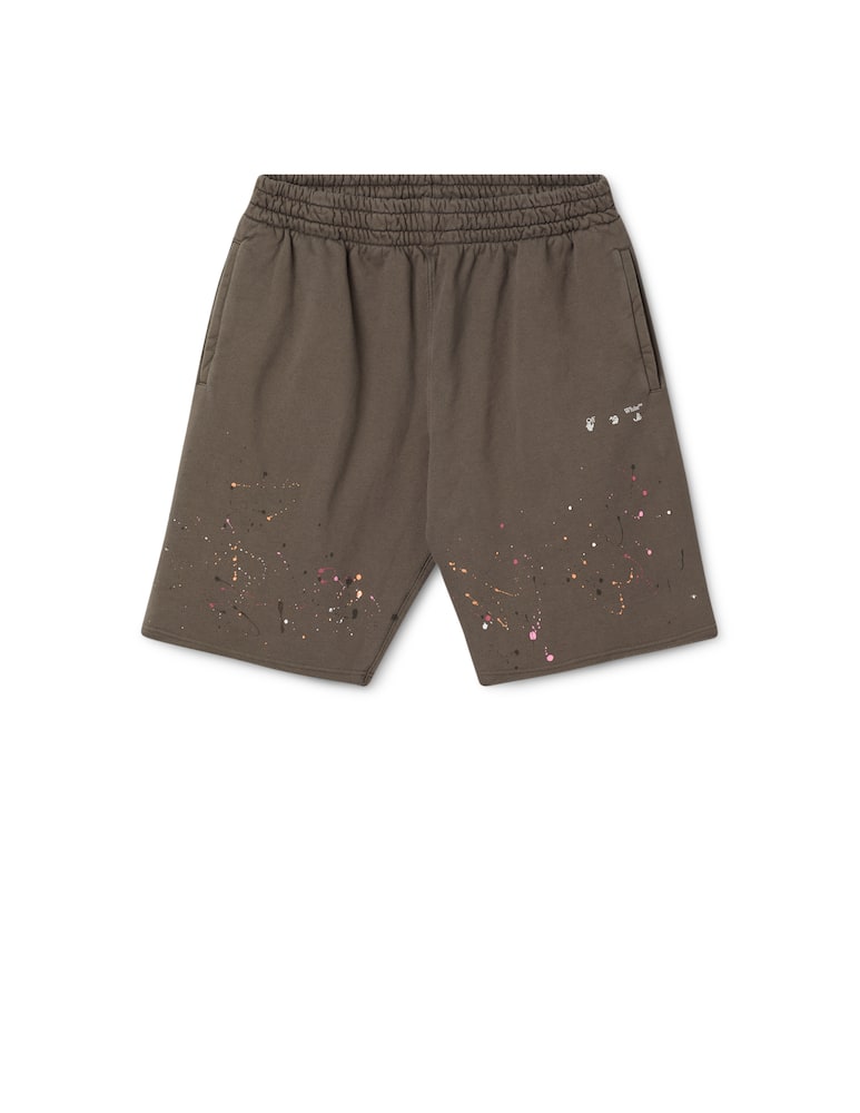 rinascente Off-White Pantaloni corti tuta vintage paint