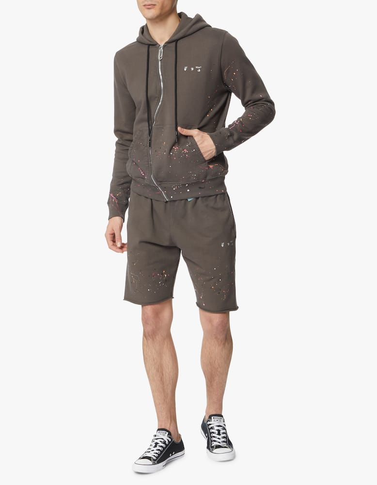 rinascente Off-White Pantaloni corti tuta vintage paint