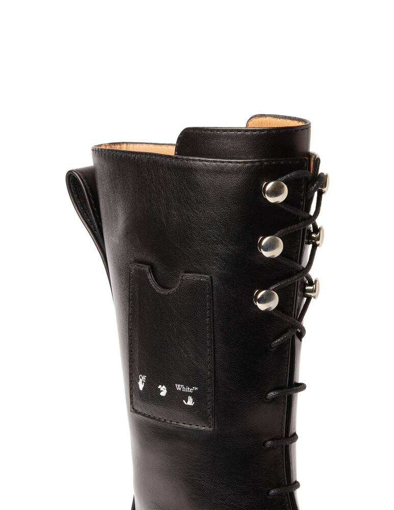 Off-White Leather combat boots - picture 2 Off-White Leather combat boots - picture 2