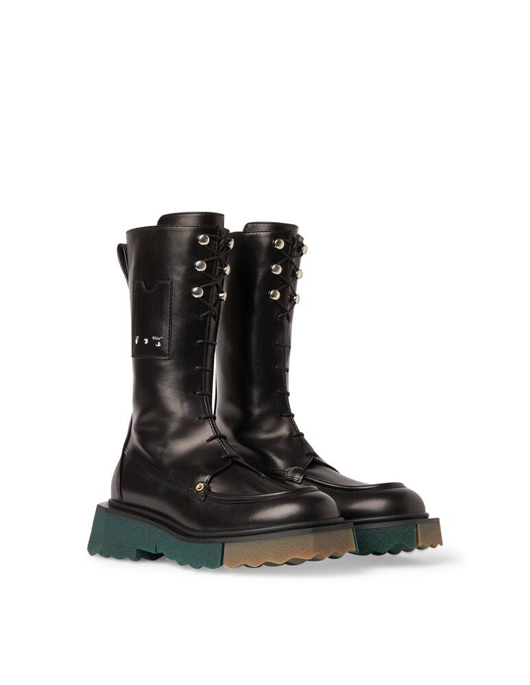 Off-White Leather combat boots - picture 3 Off-White Leather combat boots - picture 3