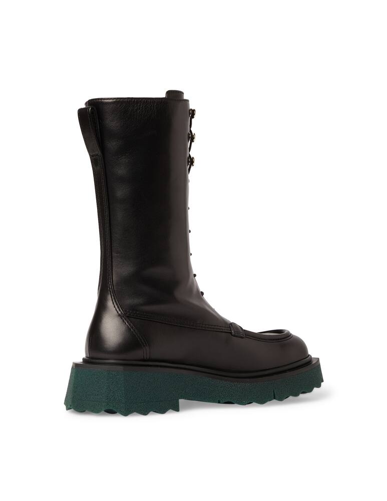 Off-White Leather combat boots - picture 4 Off-White Leather combat boots - picture 4