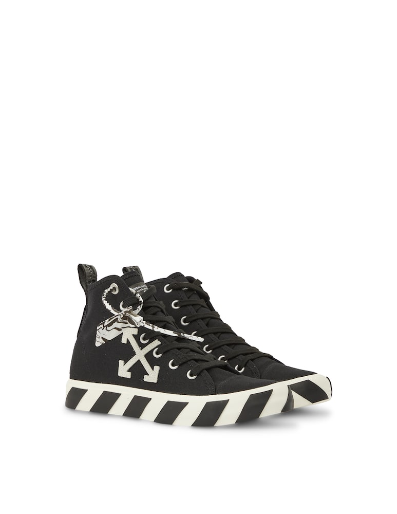 Off-White Sneaker mid top vulcanized - black - picture 2 Off-White Sneaker mid top vulcanized - black - picture 2