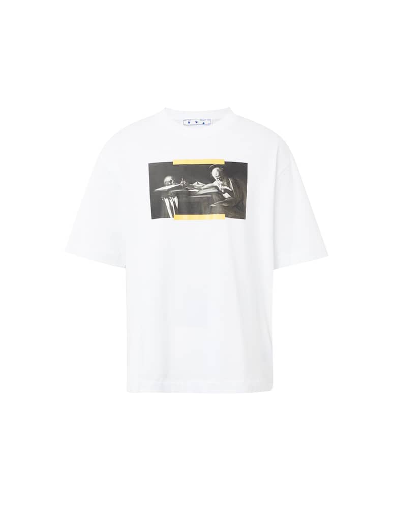 rinascente Off-White T-shirt caravaggio skate over - white
