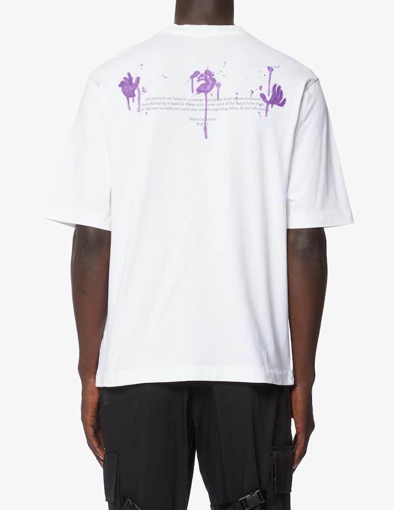 rinascente Off-White Maglietta girocollo dripped logo